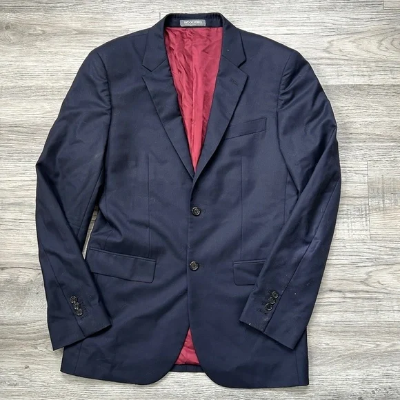 Indochino Men's Navy Blue Suit Jacket and Pants